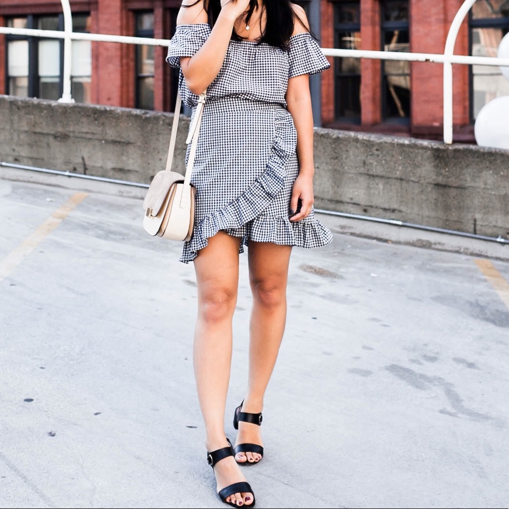 ***SOLD***Gingham two piece